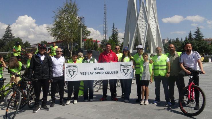 Niğde’de 12nci Yeşilay Bisiklet Turu yapıldı