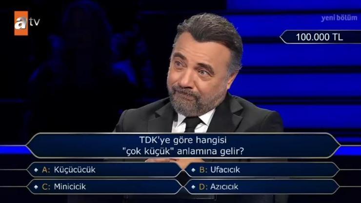 Ufacıcık TDK TDKye göre hangisi çok küçük anlamına gelir