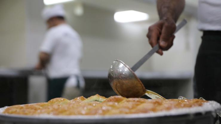 Gaziantepte Baklavacıların Bayram Koşusu