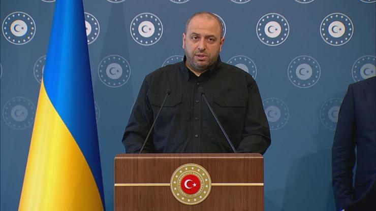 İstanbul - Ukrayna Savunma Bakanı Ümerov: Adımlar çok net: Ateşkes, İnsani adımların atılması ve Liderler zirvesine hazırlık
