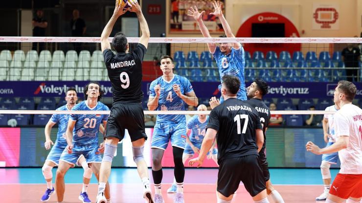 A Milli Erkek Voleybol Takımı hazırlık maçında Slovenyaya 3-2 mağlup oldu