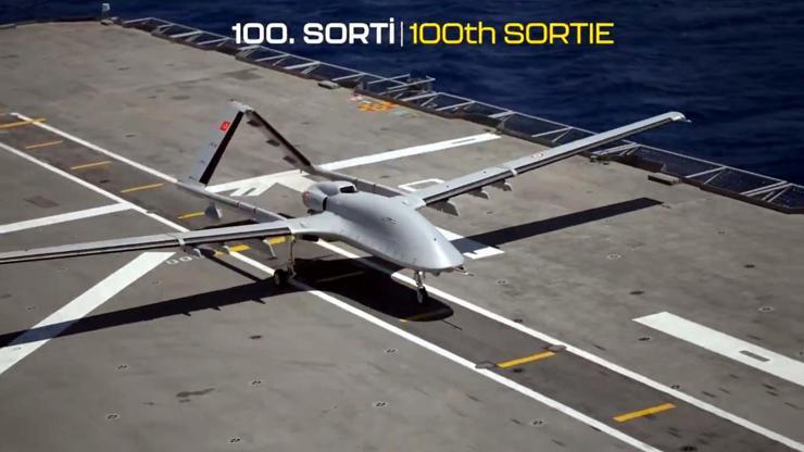 Bayraktar TB3, TCG Anadoludaki 100. sortisini başarıyla tamamladı