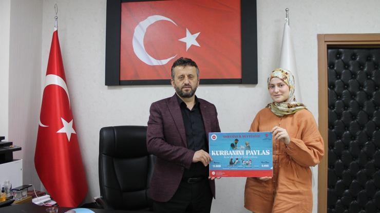 Osmaniyeli hukuk fakültesi öğrencisi, ödülünü Filistin’e bağışladı