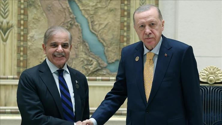 SON DAKİKA... Cumhurbaşkanı Erdoğan, Pakistan Başbakanı Şerif ile görüştü