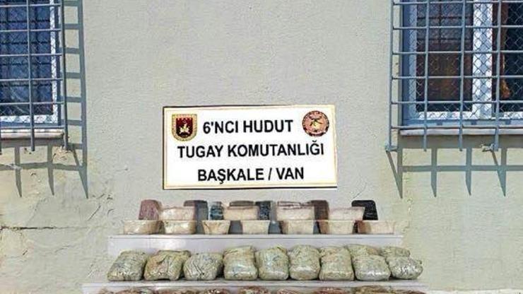 MSB: Van hudut sınırında araziye gizlenmiş 87 kilogram uyuşturucu madde ele geçirildi