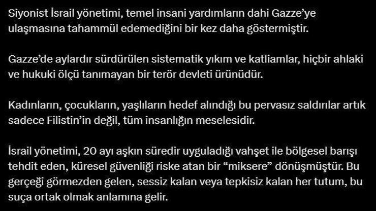 Fahrettin Altun: Madleen gemisine yapılan alçak saldırıyı en güçlü şekilde kınıyoruz
