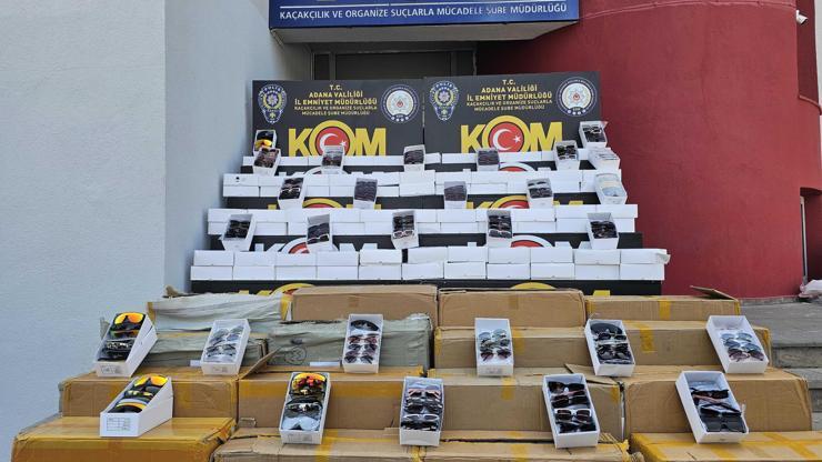 Adanada 14 milyon TL değerinde kaçak telefon ve gözlük ele geçirildi
