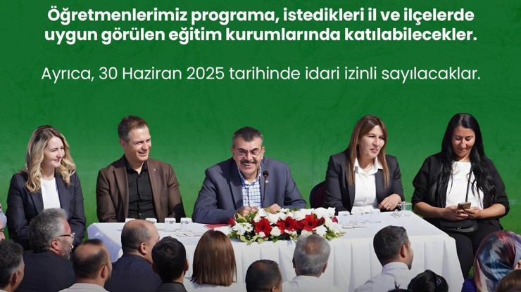 Bakan Tekin: Mesleki Çalışma Programı, 23- 27 Haziran arasında yapılacak