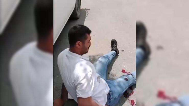 Kendisini rahatsız eden kişiyi ayaklarından vuran Nuray, o anları kayıt altına aldı