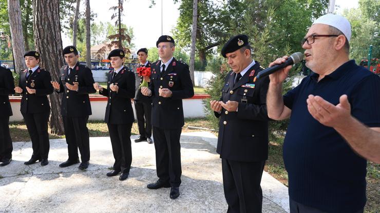 Edirnede jandarma şehitleri anıldı
