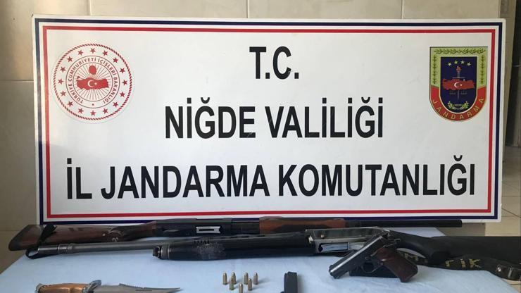Niğdede Ruhsatsız Silah Baskını