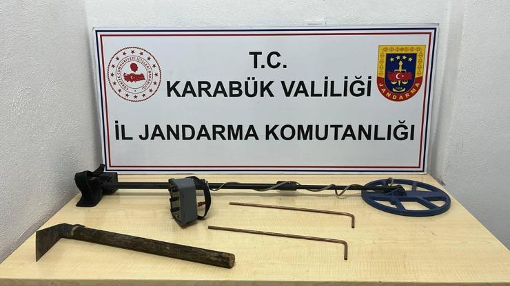 Karabükte kaçak kazı yapan 5 kişi suçüstü yakalandı