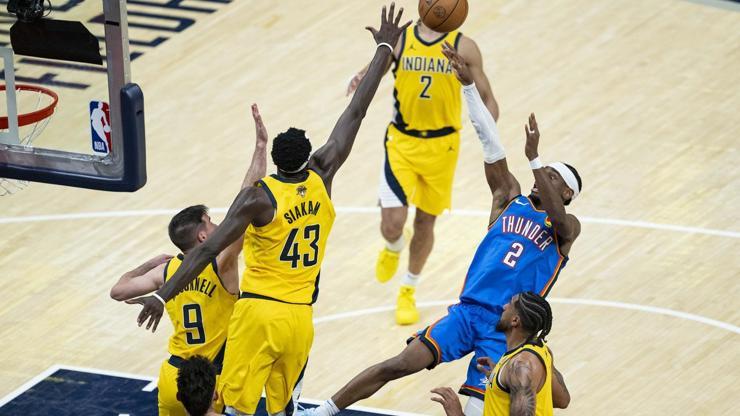 Oklahoma City Thunder, Indiana Pacersı yenerek seriyi yeniden eşitledi