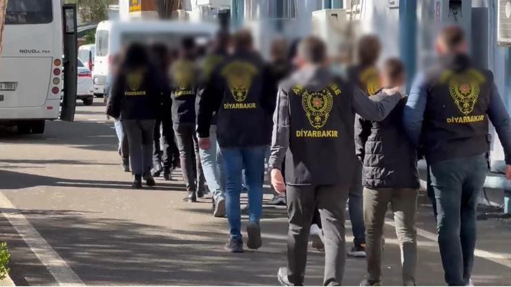 Diyarbakırda Çekirge operasyonu: 12 kişi tutuklandı