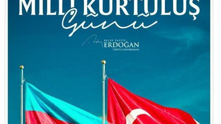 Cumhurbaşkanı Erdoğandan Azerbaycana Kutlama Mesajı