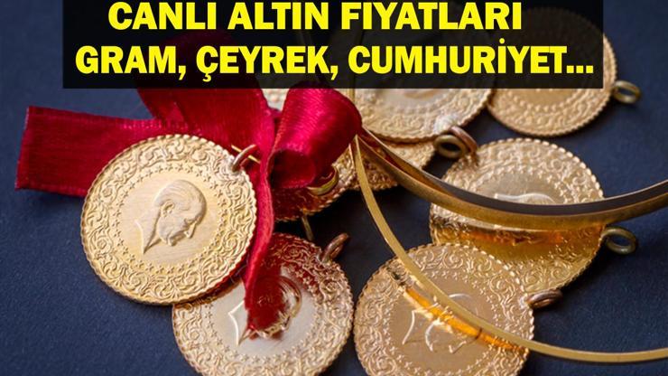 16 HAZİRAN CANLI ALTIN FİYATLARI: Gram Altın Ne Kadar Çeyrek Altın Fiyatı Ne Gram, Çeyrek, Yarım, Cumhuriyet Altını Ne Kadar 16 Haziran Canlı Altın Fiyatları