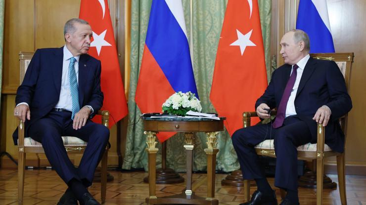 Cumhurbaşkanı Erdoğan, Putin ile görüştü