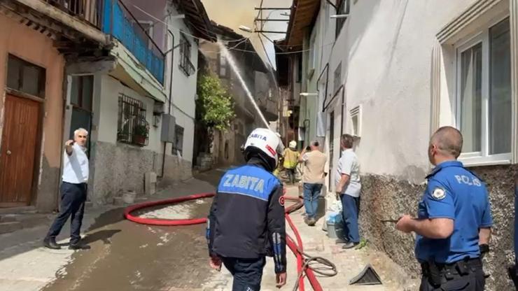Tokat’ta çatı yangını
