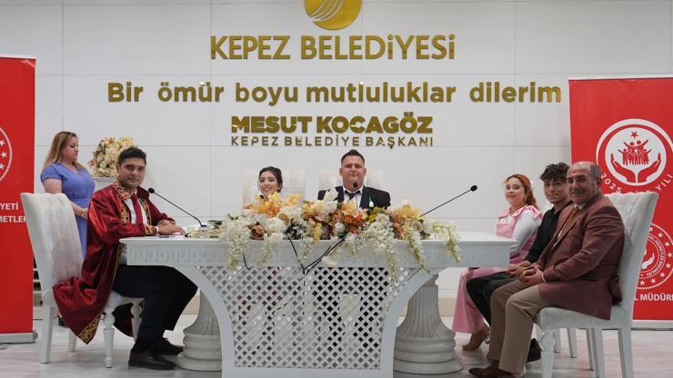 Evlenecek Gençleri Destekleme Projesinde nikahlar kıyıldı