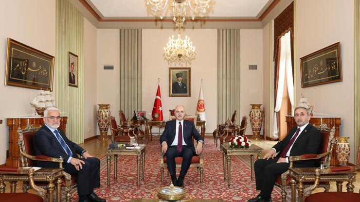 TBMM Başkanı Kurtulmuş, Yapıcıoğlunu kabul etti