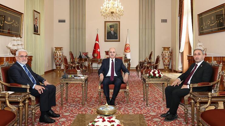 TBMM Başkanı Numan Kurtulmuş, Yapıcıoğlunu kabul etti