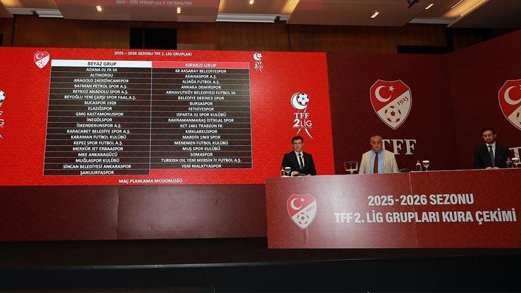 TFF 2. Ligde grup kuraları çekildi