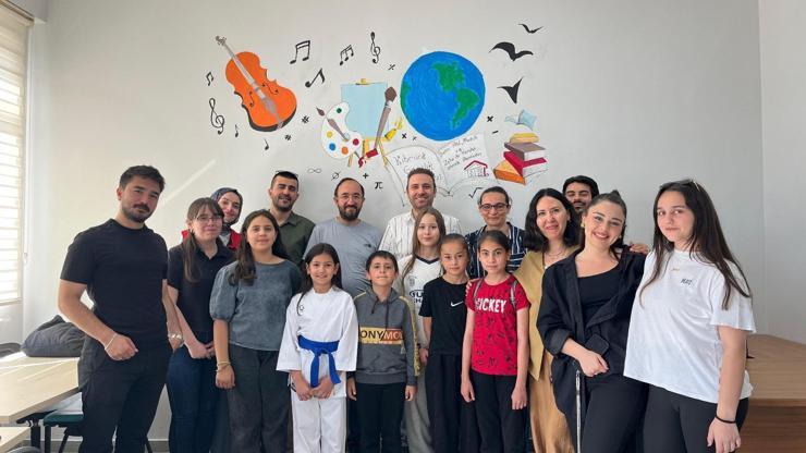 Kıbrıscıkta karate sporu yapan çocuklara dijital hikaye anlatım atölyesi düzenlendi
