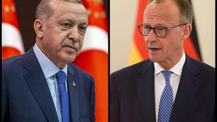 SON DAKİKA... Cumhurbaşkanı Erdoğan, Almanya Başbakanı Merz ile görüştü