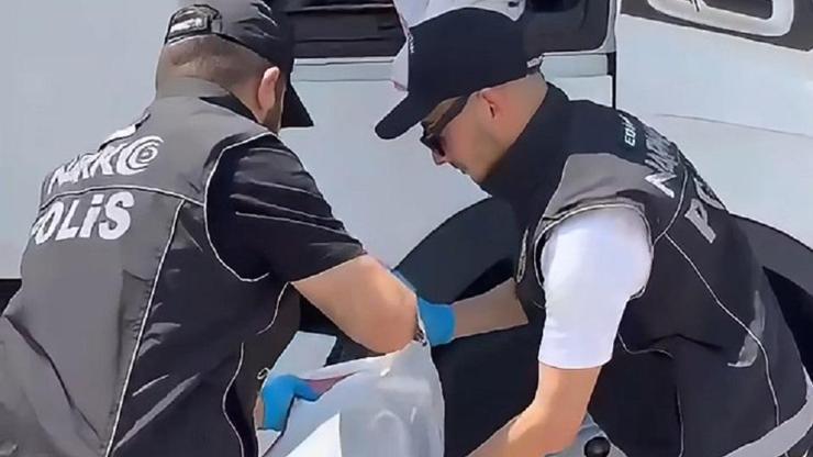 Edirnede TIRdan 18 kilo kokain çıktı
