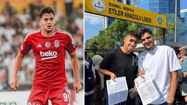 Beşiktaşın genç golcüsü Mustafa Erhan Hekimoğlu, YKS sınavına girdi