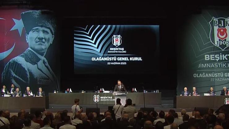 Beşiktaşta olağanüstü genel kurul toplantısı başladı