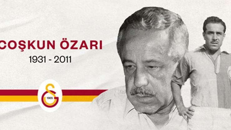 Galatasaraydan Coşkun Özarı için anma mesajı