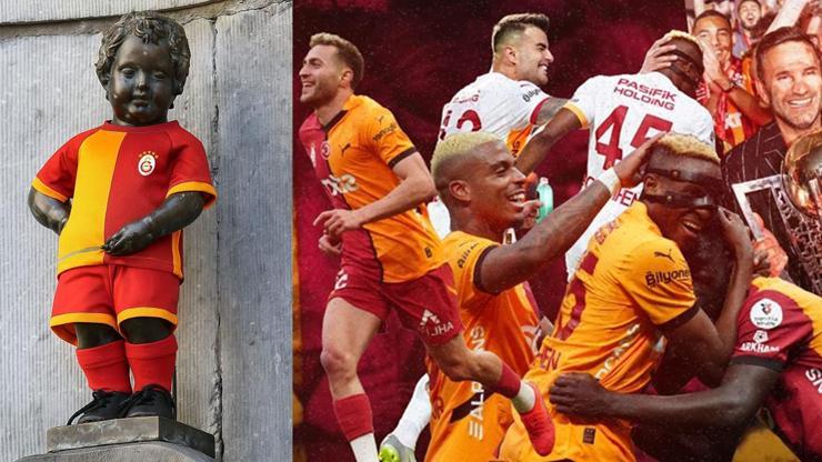 Brükselin ikonik heykeli, Galatasaray forması giyecek