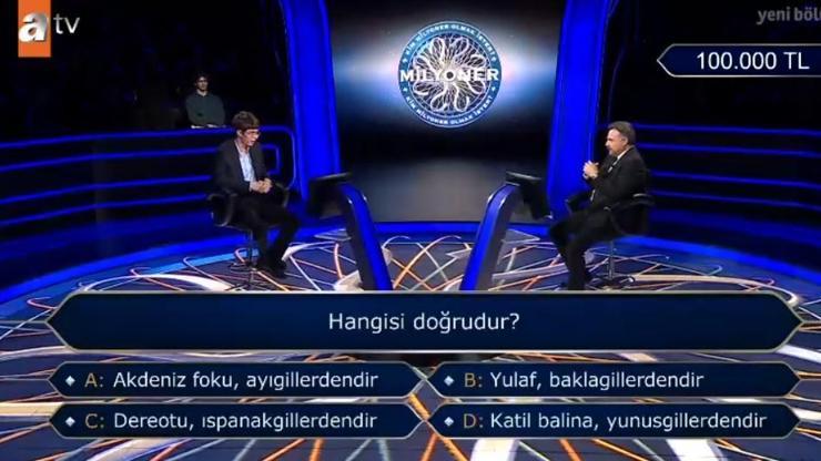 Hangisi doğrudur Ispanakgil, yunusgil, baklagil, ayıgil Kim Milyoner Olmak İsterde zor soru
