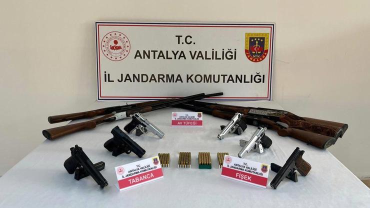 Serikte ruhsatsız silah operasyonu