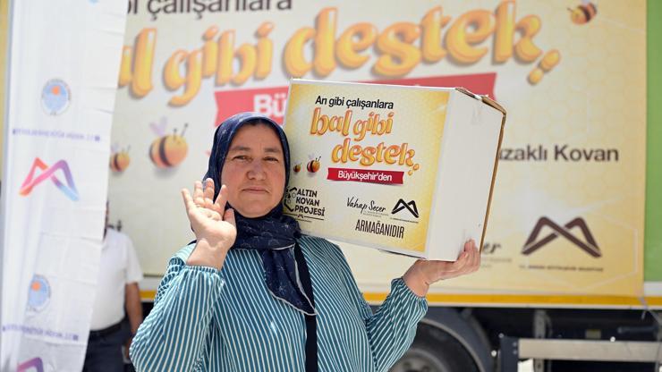 13 ilçedeki yetiştiricisine ekipman desteği