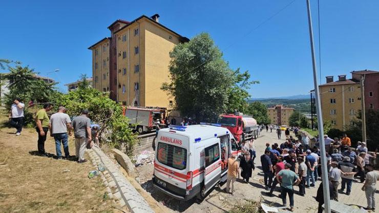 Zonguldakta 5 katlı binada patlama: 5 yaralı