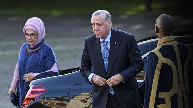 Cumhurbaşkanı Erdoğan, Hollanda Kralının verdiği yemeğe katıldı