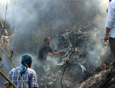 İşte düşürülen Suriye helikopteri