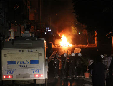 Hatay ve Ankarada olaylı gece