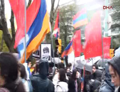 Ermenilerden Erdoğan karşıtı eylem