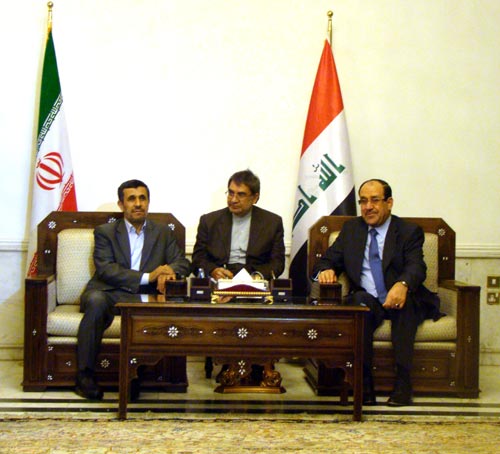 İran Cumhurbaşkanı Ahmedinejad Irakta