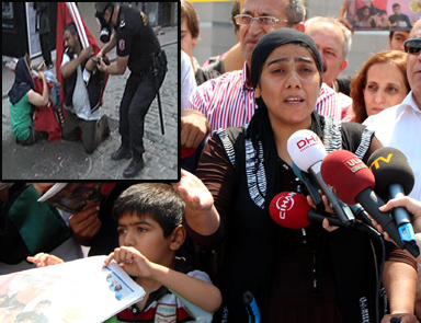 Bayrak satıcısının eşi: 5i çocuk, 7 kişilik örgütüz