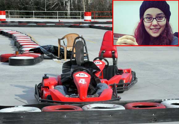 Go-kart pistinde korkunç kaza