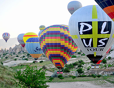 Kapadokyadaki balon sayısında düşüş