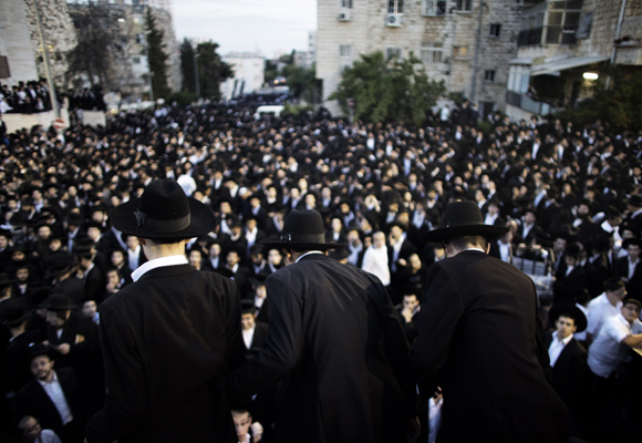 Ortodoks Yahudilerden askerlik protestosu