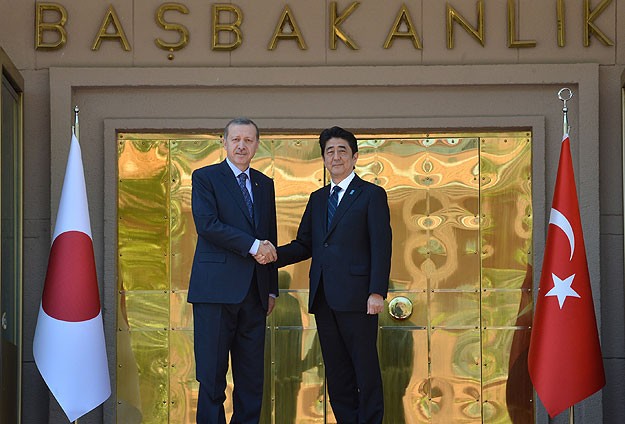 Japonya Başbakanı Abe Türkiyede