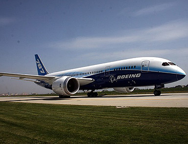 Boeing 787 deneme uçuşunda