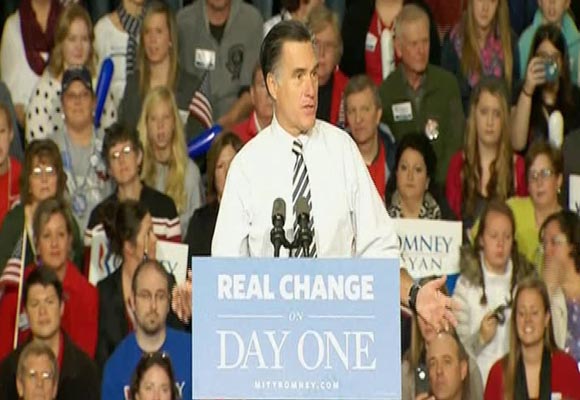 Romneyin bu kez de dili sürçtü