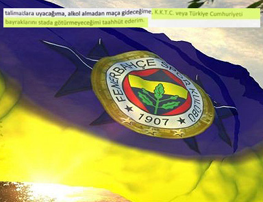 KKTC ve Türk bayrağı açmayacağıma...
